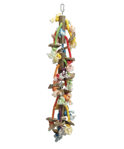 Adventure Bound 61cm Wild Wood Fun Rope Large Parrot Toy